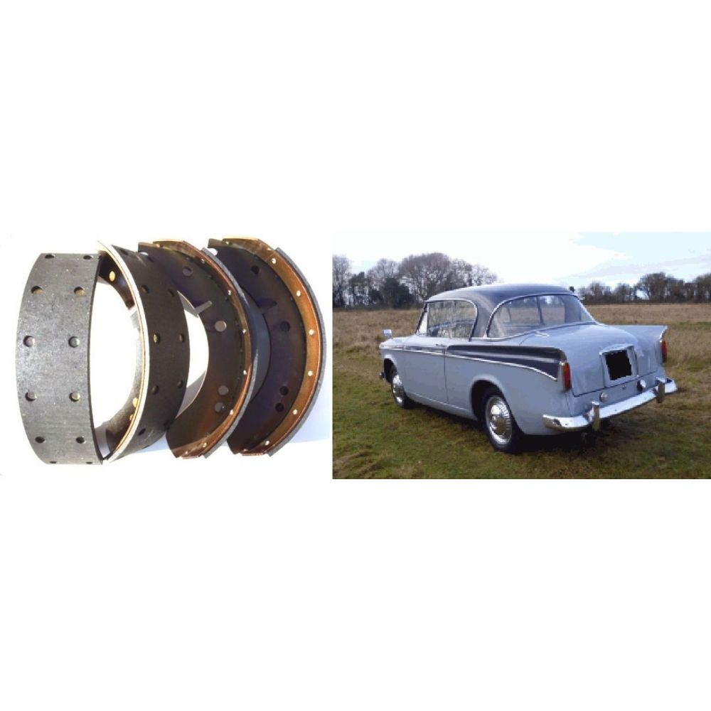 FRONT BRAKE SHOES SET (Sunbeam Rapier Mk2) (From 1958- 59 Only)